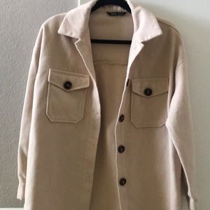 Tan shacket